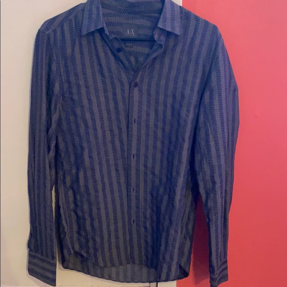 Armani exchange button down